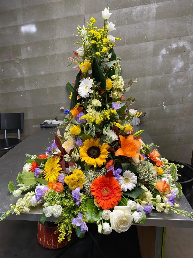 composition fleurale près de Ablis